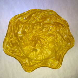 Crinkle Bowl - yellow