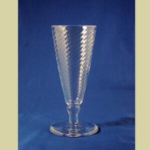 Goblet - Early American, Clear, Optic