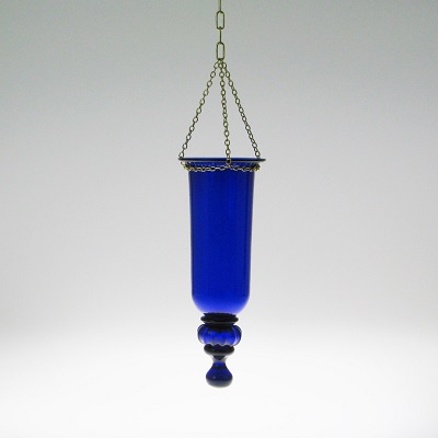 Lamp - Venetian, cobalt