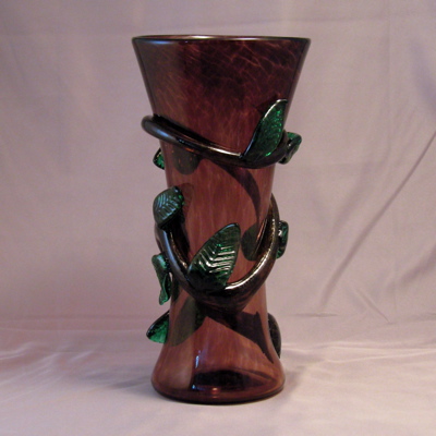 Vase - Leafy, narrow