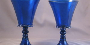 Betrothal Goblets - Venetian, blue