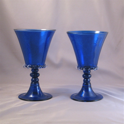 Betrothal Goblets - Venetian, blue