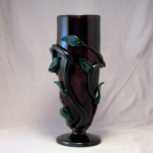 Vase - Leafy with foot