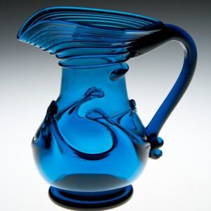 Lilypad Creamer - Early American, cobalt