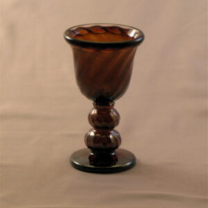 Egg Cup - Early American, Amber