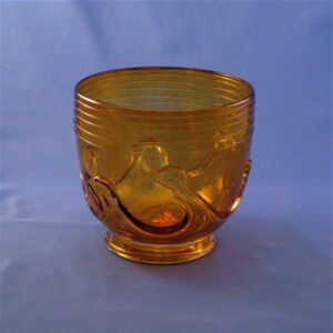 Deep Lilypad Bowl - Amber