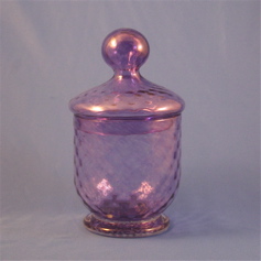 Jar - Early American, Purple with lid