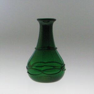 Bottle - Roman, chain decoration, emerald green