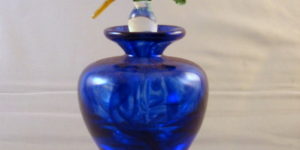 Perfume Bottle with Bird Stopper