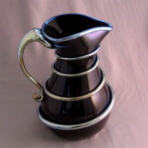 Pitcher - black with silver wrap