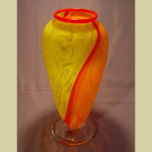 Vase - Encolmo, yellow and orange
