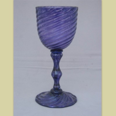 Goblet - Venetian, purple