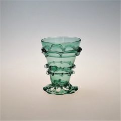 Wine Glass – Dutch German Goblet, openwork foot with pinched trails