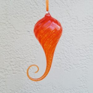 Curly Ornament – Orange